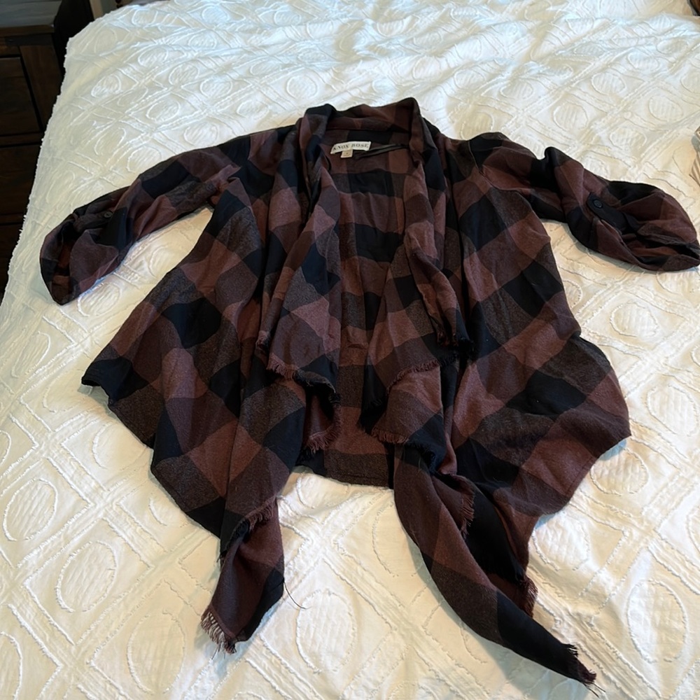Open front cardigan